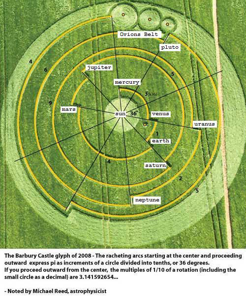 Barbury Castle, Wiltshire crop circle, aerial photo 15