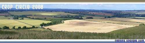 Barbury Castle, Wiltshire crop circle, aerial photo 54
