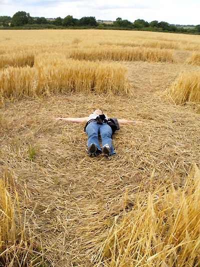 Barbury Castle, Wiltshire crop circle, aerial photo 59