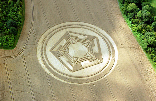 Barton Le Clay, Bedfordshire crop circle, aerial photo 18