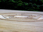 Barton Le Clay, Bedfordshire crop circle, aerial photo 23