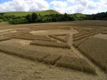 Barton Le Clay, Bedfordshire crop circle, aerial photo 11