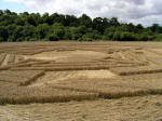 Barton Le Clay, Bedfordshire crop circle, aerial photo 12