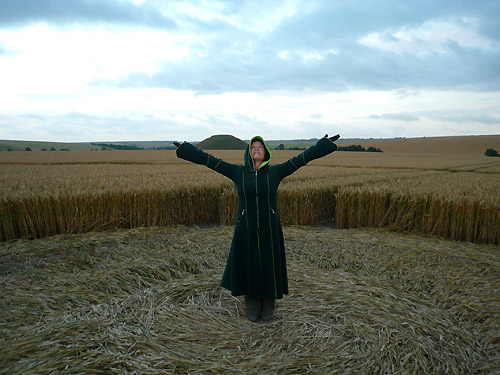 Beckhampton, Wiltshire crop circle, aerial photo 35