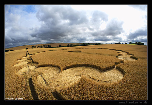 Beckhampton, Wiltshire crop circle, aerial photo 8