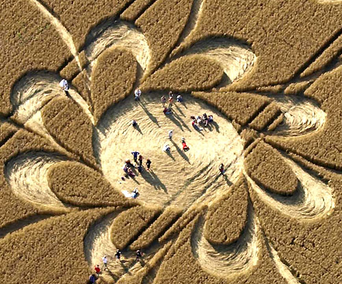 Cherhill, Wiltshire crop circle, aerial photo 17
