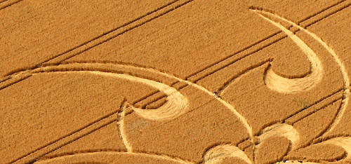 Cherhill, Wiltshire crop circle, aerial photo 20