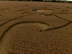 Cherhill, Wiltshire crop circle, aerial photo 26