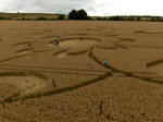 Cherhill, Wiltshire crop circle, aerial photo 25