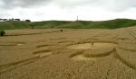 Cherhill, Wiltshire crop circle, aerial photo 6