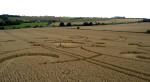 Cherhill, Wiltshire crop circle, aerial photo 4