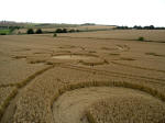 Cherhill, Wiltshire crop circle, aerial photo 5