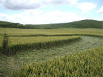 East Field, Wiltshire crop circle, aerial photo 31