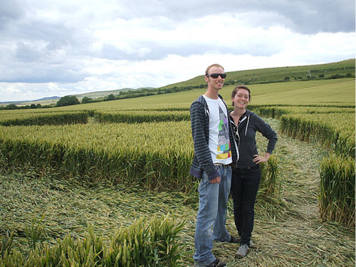 East Field, Wiltshire crop circle, aerial photo 28