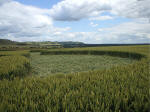 East Field, Wiltshire crop circle, aerial photo 29