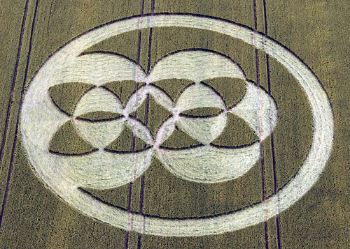 East Field, Wiltshire crop circle, aerial photo 5