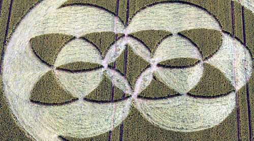 East Field, Wiltshire crop circle, aerial photo 6