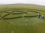 East Field, Wiltshire crop circle, aerial photo 12