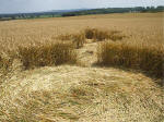 East Field (2), Wiltshire crop circle, aerial photo 20