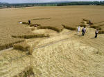 East Field (2), Wiltshire crop circle, aerial photo 4