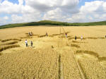 East Field (2), Wiltshire crop circle, aerial photo 5