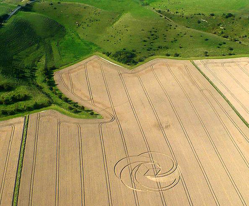 Eastfield (3), Wiltshire crop circle, aerial photo 4