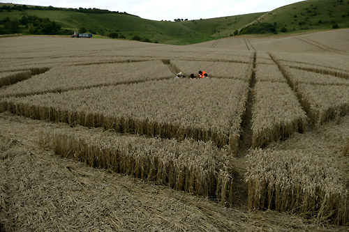 Eastfield (3), Wiltshire crop circle, aerial photo 6
