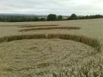 Eastfield (4), Wiltshire crop circle, aerial photo 40