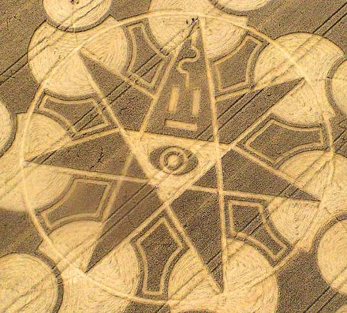 Eastfield (4), Wiltshire crop circle, aerial photo 10