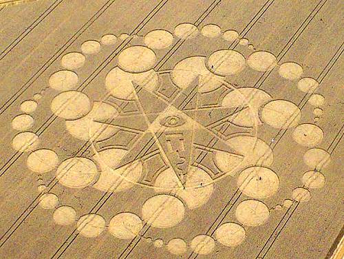 Eastfield (4), Wiltshire crop circle, aerial photo 9