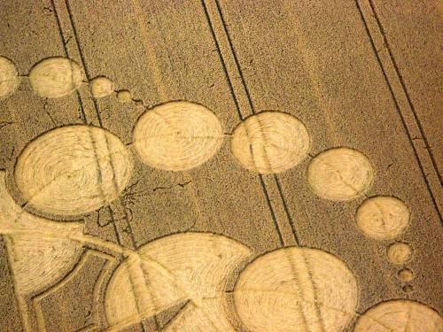 Eastfield (4), Wiltshire crop circle, aerial photo 11