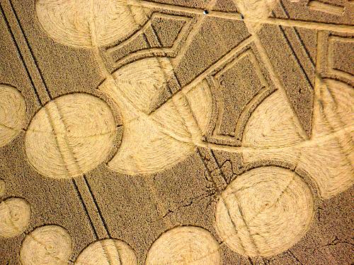 Eastfield (4), Wiltshire crop circle, aerial photo 12