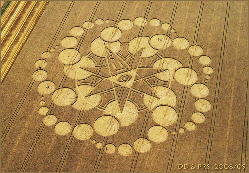 Eastfield (4), Wiltshire crop circle, aerial photo 16