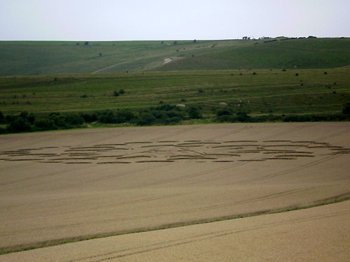 Eastfield (4), Wiltshire crop circle, aerial photo 53