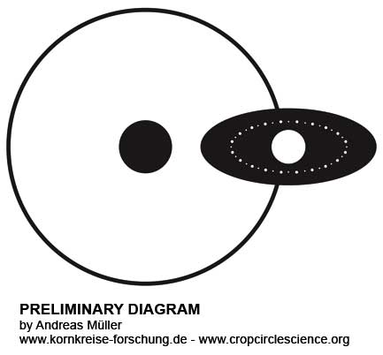 East Field, Wiltshire crop circle, aerial photo 71