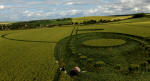 East Field, Wiltshire crop circle, aerial photo 67