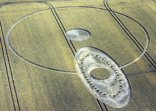 East Field, Wiltshire crop circle, aerial photo 48