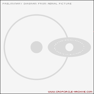 East Field, Wiltshire crop circle, aerial photo 89