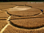 Hens Wood, Wiltshire crop circle, aerial photo 19