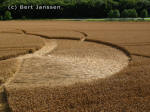 Hens Wood, Wiltshire crop circle, aerial photo 16