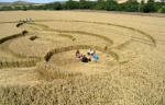 Allington Down, Wiltshire crop circle, aerial photo 12