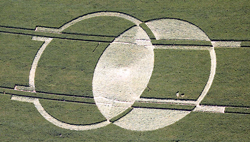 Horton, Wiltshire crop circle, aerial photo 6