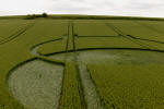 Horton, Wiltshire crop circle, aerial photo 9