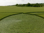 Horton, Wiltshire crop circle, aerial photo 10
