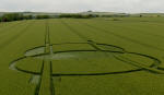 Horton, Wiltshire crop circle, aerial photo 11