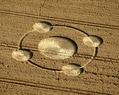 Beckhampton, Wiltshire crop circle, aerial photo 37