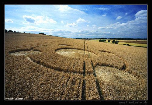 Beckhampton, Wiltshire crop circle, aerial photo 42