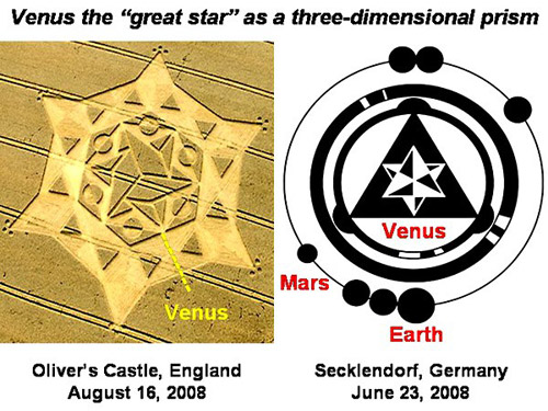 Oliver’s Castle, Wiltshire crop circle, aerial photo 13