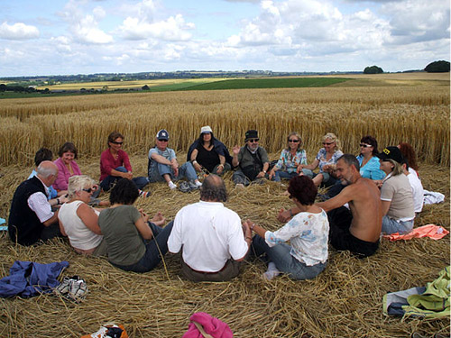 The Ridgeway, Wiltshire crop circle, aerial photo 26