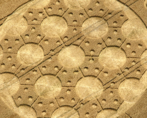The Ridgeway, Wiltshire crop circle, aerial photo 2